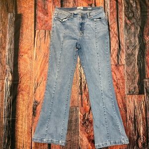 Kensie Denim Flare Jeans in Light Blue